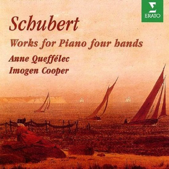 WORKS FOR PIANO FOUR HANDS/ ANNE QUEFFELEC, IMOGEN COOPER [슈베르트: 네 손을 위한 피아노 작품집 - 케펠레크, 쿠퍼]