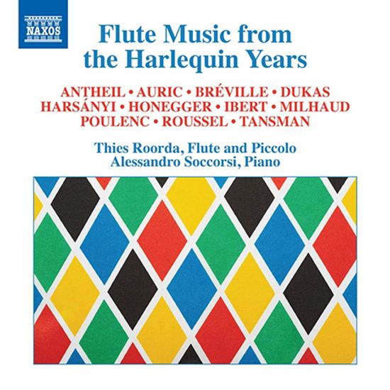 FLUTE MUSIC FROM THE HARLEQUIN YEARS/ ALESSANDRO SOCCORSI, THIES ROORDA [프랑스 플루트 소나타 작품집 - 티스 로르다]