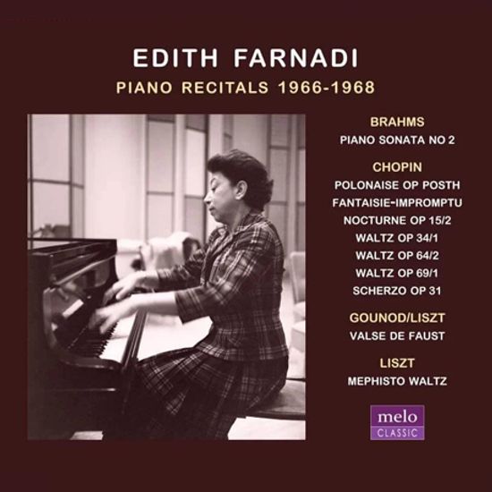 PIANO RECITALS 1966-1968 [피아노 리사이틀 실황 - 에디트 파르나디]