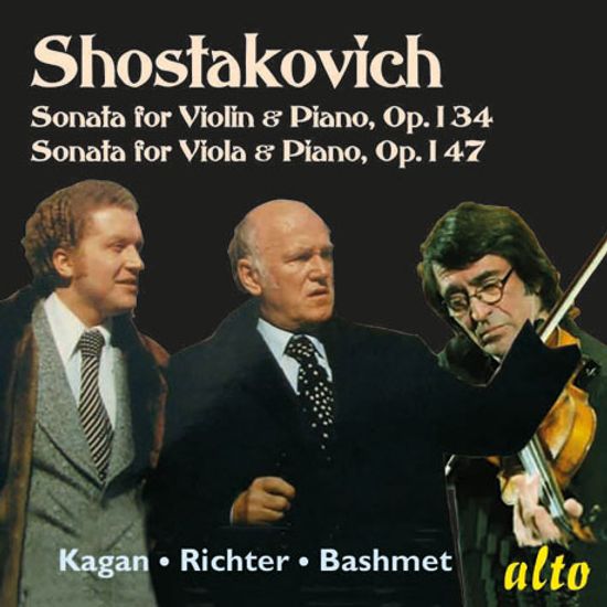 SONATAS FOR VIOLIN, VIOLA & PIANO/ SVIATOSLAV RICHTER, OLEG KAGAN, YURI BASHMET [쇼스타코비치: 바이올린 & 비올라 소나타]