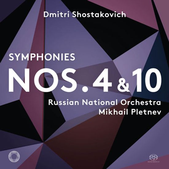 SYMPHONIES NOS.4 & 10/ MIKHAIL PLETNEV [SACD HYBRID] [쇼스타코비치: 교향곡 4, 10번 - 미하일 플레트네프]