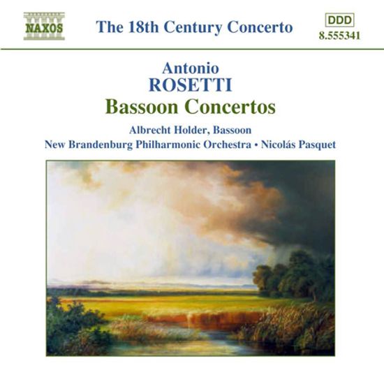 BASSOON CONCERTOS/ ALBRECHT HOLDER, NICOLAS PASQUET [로세티: 바순 협주곡 - 알브레히트 홀더]