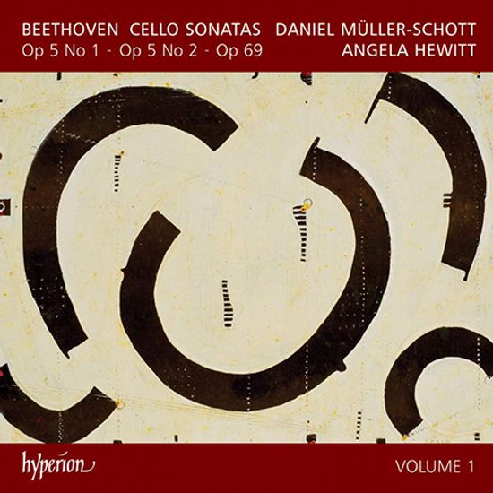 CELLO SONATAS OP.5 & 69/ DANIEL MULLER-SCHOTT, ANGELA HEWITT [베토벤: 첼로와 피아노를 위한 소나타 - 안젤라 휴이트, 다니엘 뮐러 쇼트]