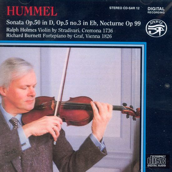 WORKS FOR VIOLIN & PIANO/ RALPH HOLMES/ RICHARD BURNETT