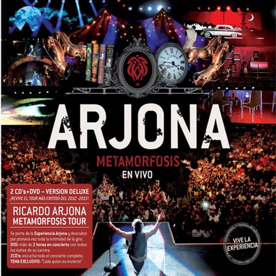 ARJONA METAMORFOSIS EN VIVO [2CD+DVD DELUXE EDITION]