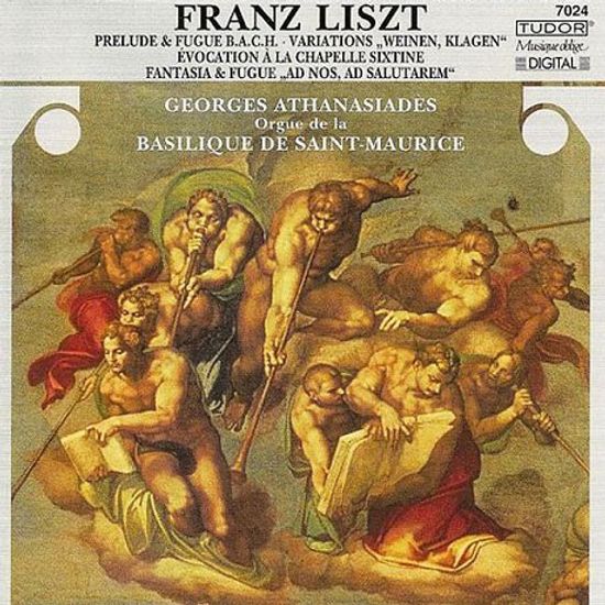 ORGAN MUSIC/ GEORGES ATHANASIADES [리스트: 오르간 작품집]