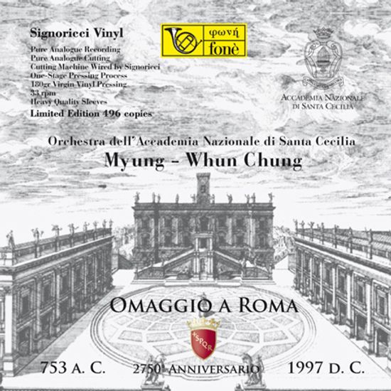 SYMPHONY NO.4: ITALIANA & L`ITALIA IN ALGERI, SINFONIA/ 정명훈 [LP]