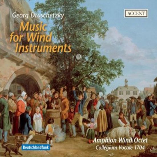 MUSIC FOR WIND INSTRUMENTS/ AMPHION WIND OCTET, COLLEGIUM VOCALE 1704