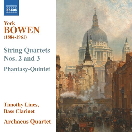 STRING QUARTETS/ TIMOTHY LINES, ARCHAEUS QUARTET [보웬: 현악사중주 2,3번 & 판타지 오중주]