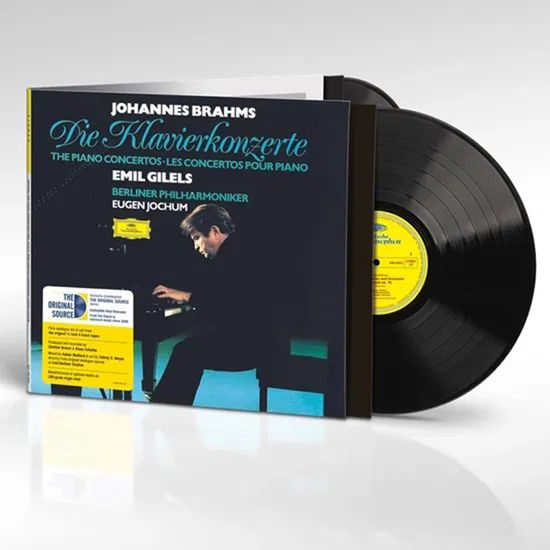 PIANO CONCERTOS OP.15 & OP.83/ EMIL GILELS [브람스: 피아노 협주곡 1, 2번] [THE ORIGINAL SOURCE SERIES] [LP]