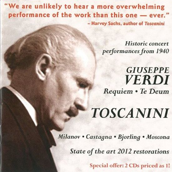 REQUIEM MASS/ ZINKA MILANOV, ARTURO TOSCANINI