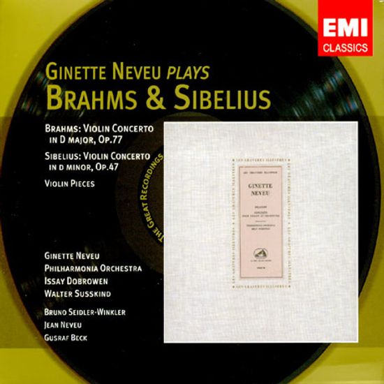 VIOLIN CONCERTOS/ GINETTE NEVEU, ISSAY DOBROWEN [안동림교수의 이한장의 아름다운 명반 24]