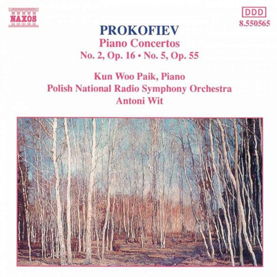 PIANO CONCERTOS NOS.2 & 5/ KUN-WOO PAIK, ANTONI WIT [프로코피에프: 피아노 협주곡 2, 5번 - 백건우, 안토니 비트]