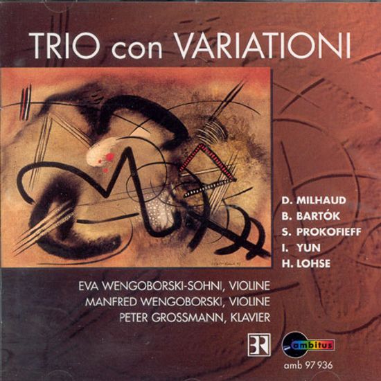 SONATA FOR 2 VIOLONS AND PIANO/ TRIO CON VARIATIONI