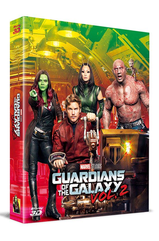 가디언즈 오브 갤럭시 2 [3D+2D] [풀슬립 A1 스틸북 한정판] [GUARDIANS OF THE GALAXY VOL.2]