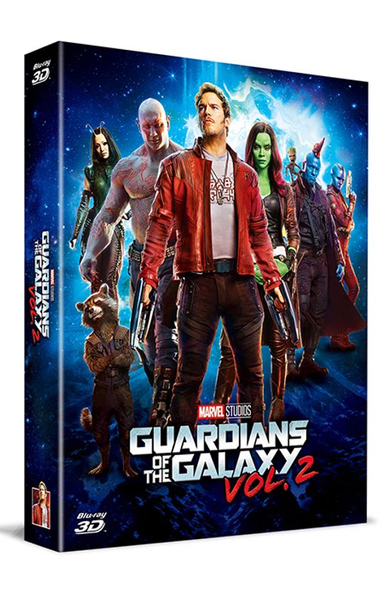 가디언즈 오브 갤럭시 2 [3D+2D] [풀슬립 A2 스틸북 한정판] [GUARDIANS OF THE GALAXY VOL.2]