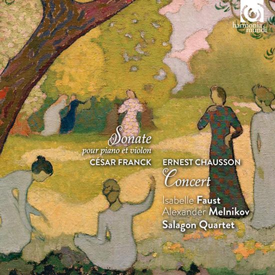 VIOLIN SONATAS & CONCERT/ ISABELLE FAUST, ALEXANDER MELNIKOV [프랑크: 바이올린 소나타 & 쇼송: 협주곡 - 이자벨 파우스트]