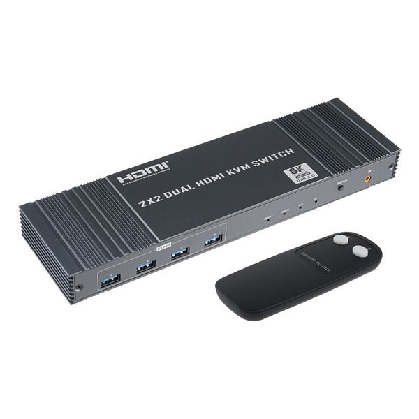 2x2 고해상도 DP HDMI KVM 스위치 분배기 IOU140D