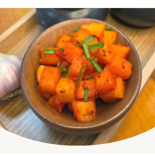 담은정 국산 미니 깍두기 10kg