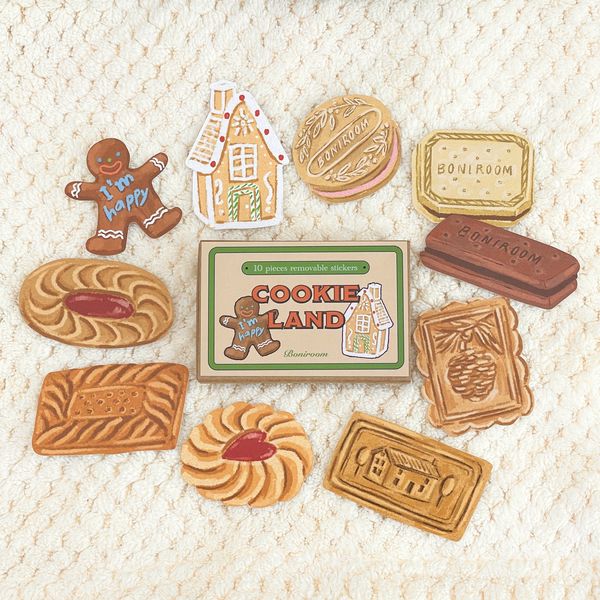 리무버블 스티커팩 : cookie land