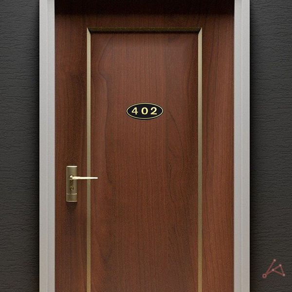 글자 402호 호수판 검정 금색 입체(WDE42EC)