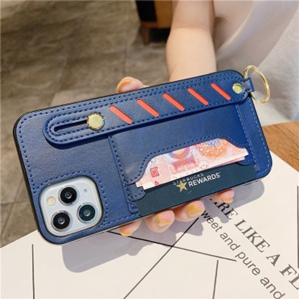 아이폰12 PRO MAX MINI 가죽 스트랩 카드수납 케이스