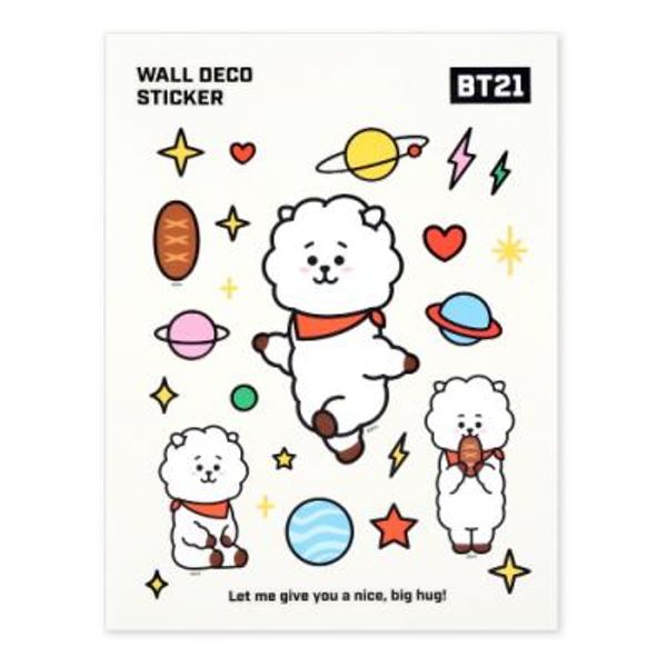 [BT21] 월 데코 스티커 / 알제이(RJ)