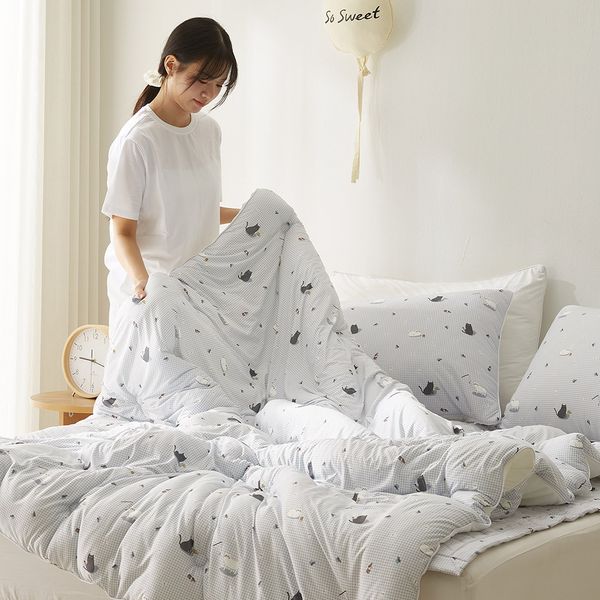 더블리 토이팜 간절기 차렵이불 SS/Q 2size 3컬러