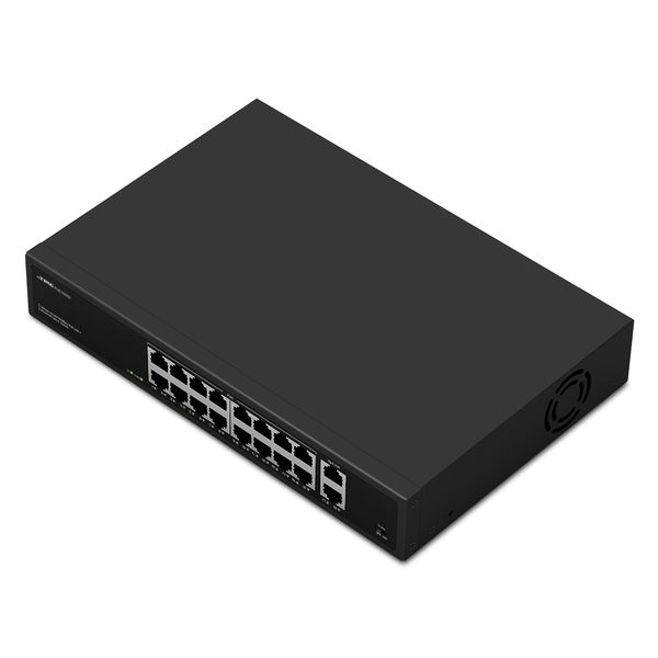 (아이피타임) ipTIME PoE16002 16포트 PoE 스위칭허브