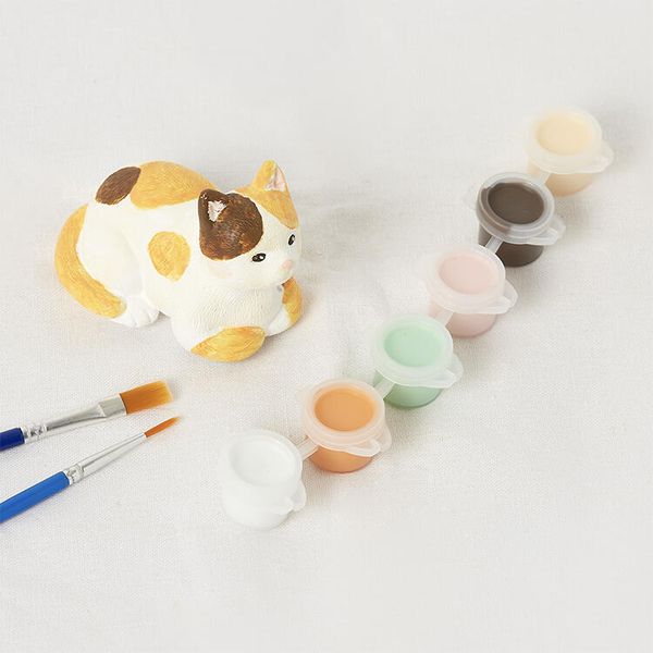 아트박스 엎드린 고양이 컬러링 DIY 세트