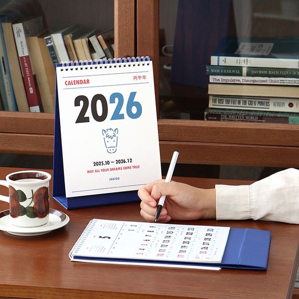 2026 루나 옛날 음력 탁상 달력 (절기 데스크 캘린더)