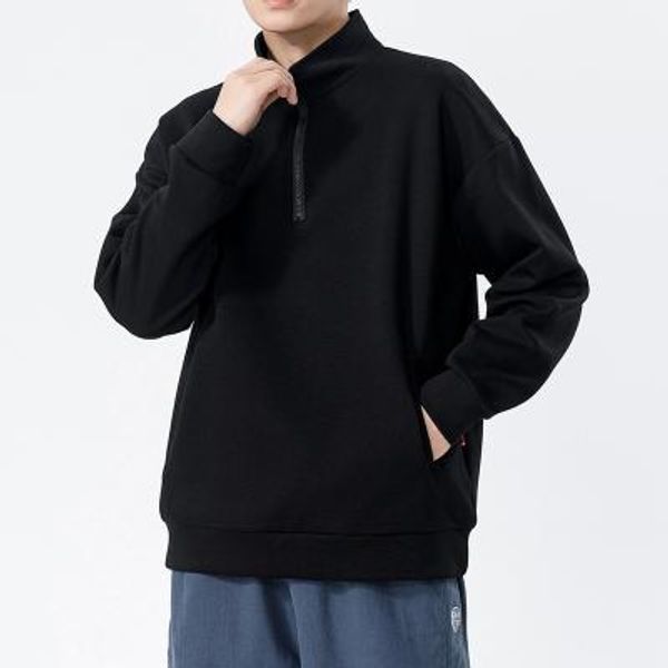 하이온더베이직 남성 박시핏 캐주얼 맨투맨 FZZ001