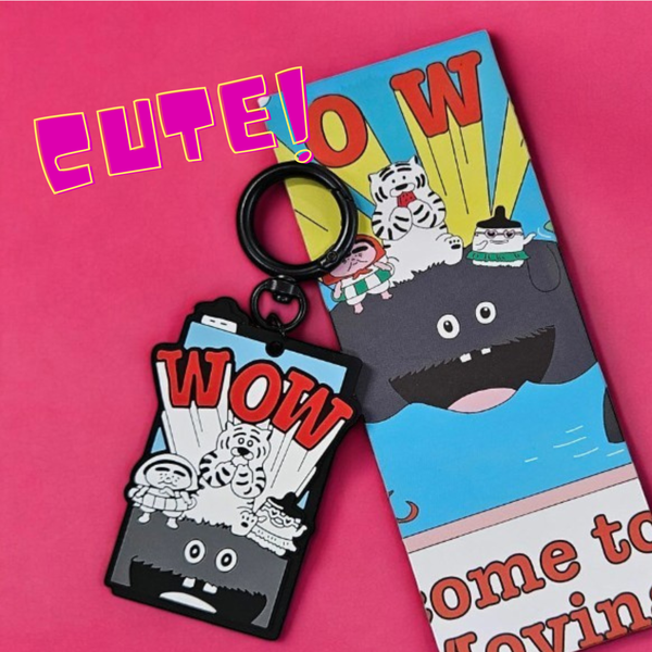 이지은  SUPER CUTE 양면 러버 키링 