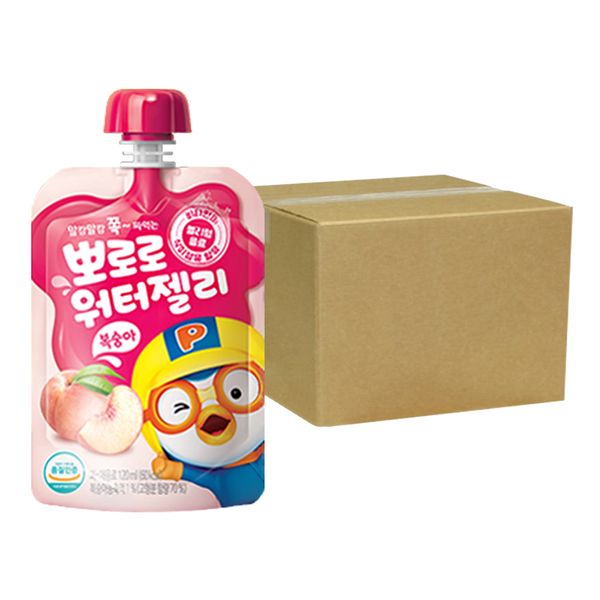 팔도 뽀로로 워터젤리 복숭아 120ml 40팩