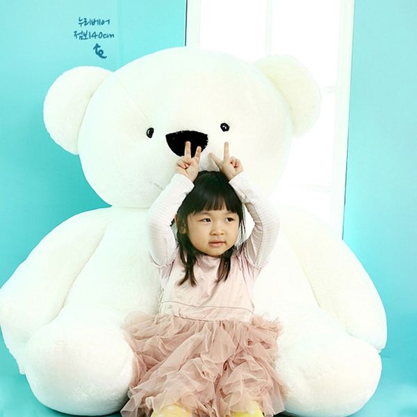화이트베어(140cm) 대형곰인형