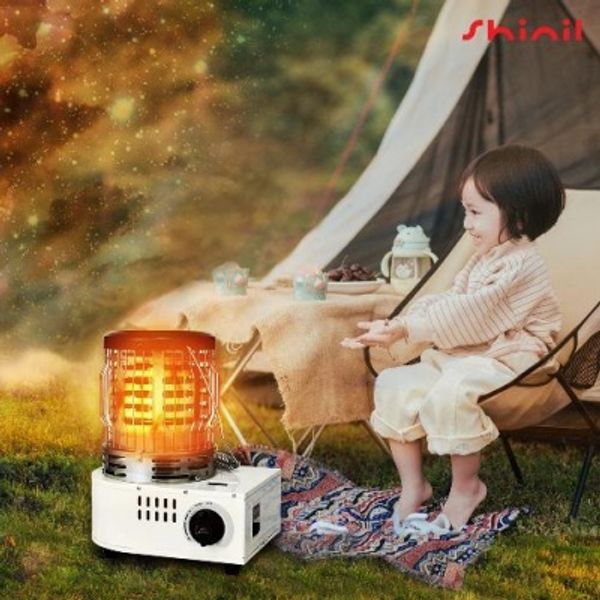 신일 휴대용 캠핑 히터 난로 + (전용가방+전용상부망)
