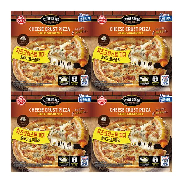 오뚜기 갈릭 고르곤졸라 치즈 크러스트 피자 460g 2개