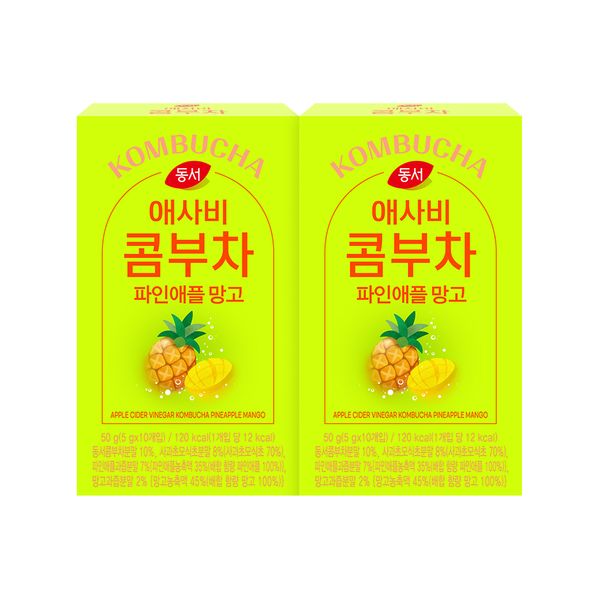 동서 애사비 콤부차 파인애플 망고 20T