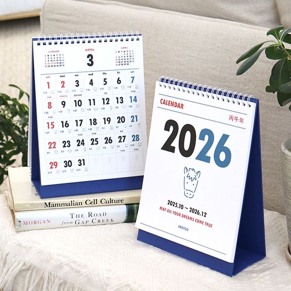 2026 루나 옛날 음력 탁상 달력 (절기 데스크 캘린더)