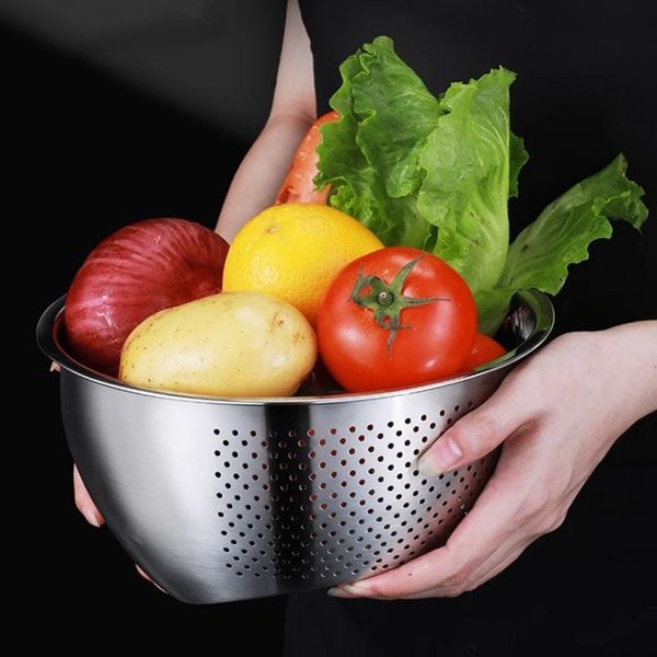 304스텐 세척볼 채반 22.5cm 야채세척(WFHHMCP)