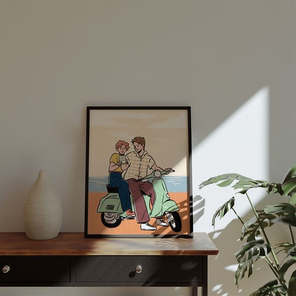 get lucky, OUR BOY AND GIRL 작가 그림