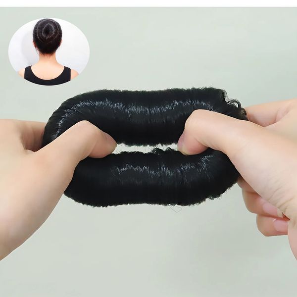 똥머리가발 만두머리 한복 올림머리 승무원머리