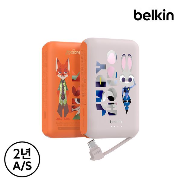 벨킨 디즈니 주토피아 10000mAh 보조배터리 BPB021OG