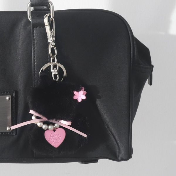 Black Cat Keyring 고양이 인형 키링(2컬러)
