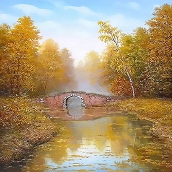Q4349가을테마시리즈 size 40*50cm (물감2배)
