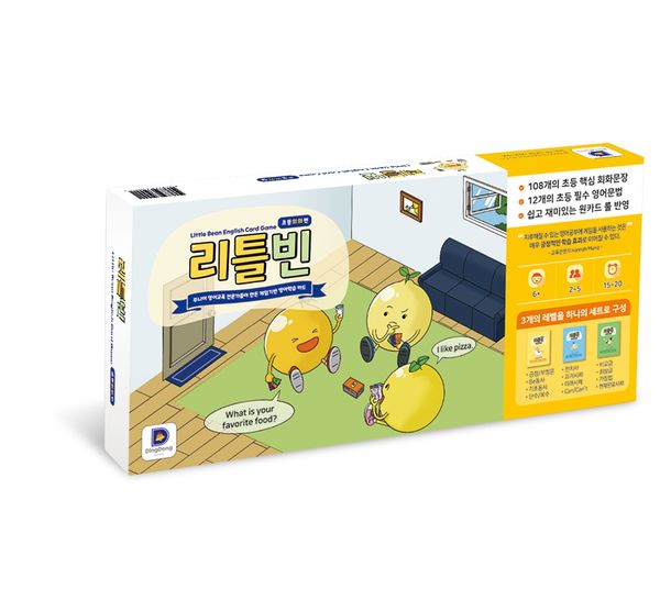 리틀빈 영어카드게임 초등 필수 영단어 파닉스 회화