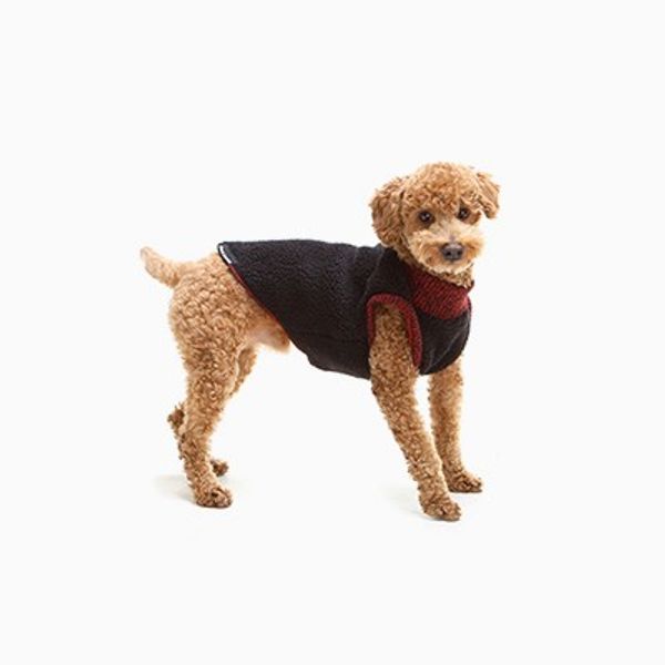 twosome vest(red black)
