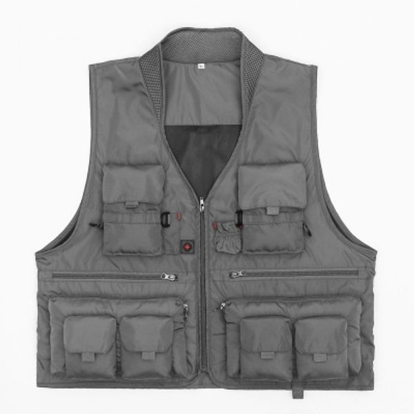 엑티브 멀티포켓 레저조끼(그레이) (XL)/낚시조끼