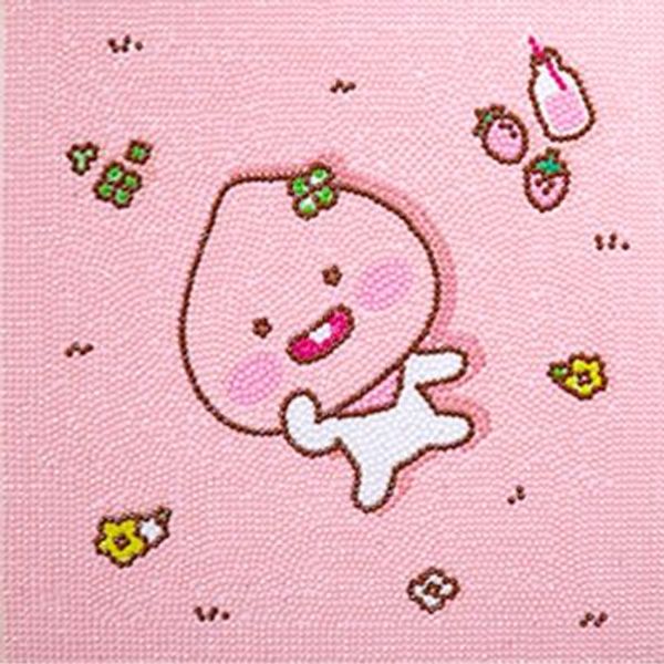 DIY 보석십자수 카카오프렌즈 파크 어피치 25x25