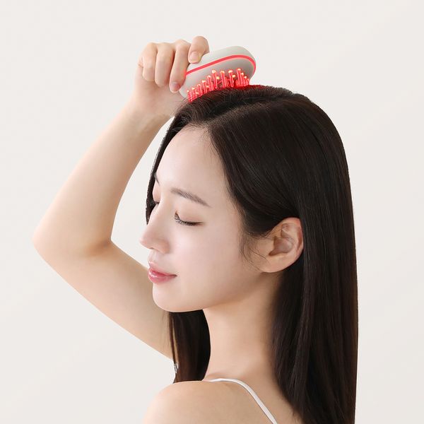 무아스 3 in 1 EMS 두피 케어 마사지기 뷰티디바이스